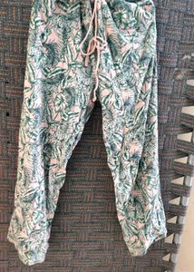 Tropical Print Pants