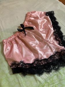 Satin &amp; Lace Lingerie Set