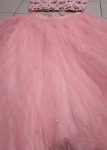 Pink Embellished Lehenga Choli
