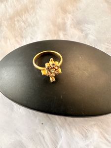 Gold Tone Statement Ring