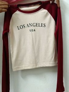 Extra Small Los Angeles top with (free pearl earri