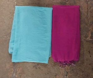 Beautiful Blue & Magenta Dupattas Set