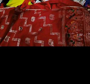 Red Traditional Saree