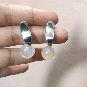 Opalescent Orb Drop Earrings