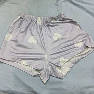 ♥️ Cute Heart Print Pajama Shorts