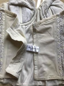 Vintage White Lace Corset Bustier