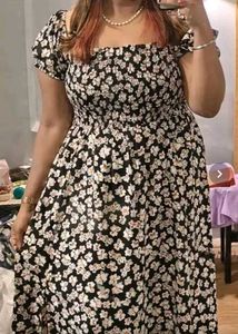 Floral Slit Dress