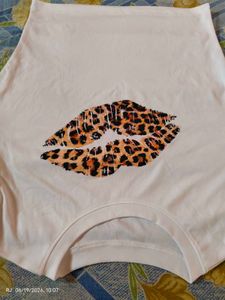 White Leopard Lips T-Shirt