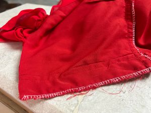 Red Western Gown