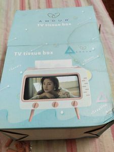 Retro TV Tissue Box Holder