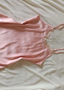 Satin Lace Trim Slip camisole