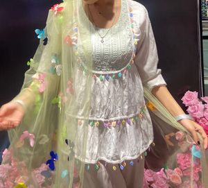 Beautiful Butterfly Embellished Dupatta