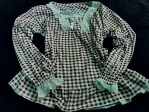 Cozy Gingham Sleep Shirt