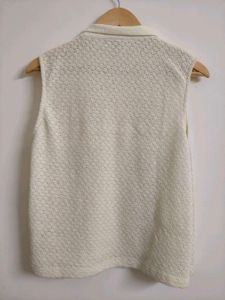 WESTSIDE Sleeveless Collared Top