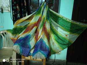 DIWALI DISCOUNT Beautiful Chiffon Embroidered Saree