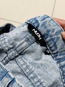 Light Wash Cargo Jeans
