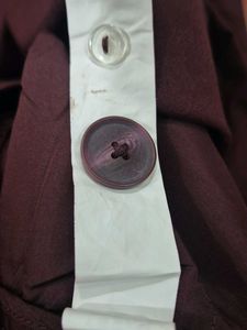 Maroon Wide Leg Trousers