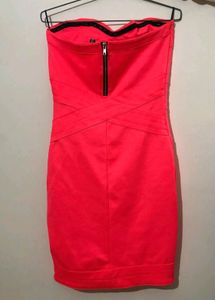 H&amp;M BODYCON TUBE PINK DRESS