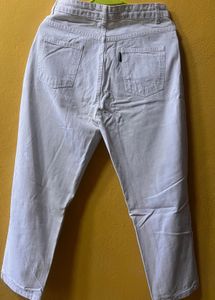 white jeans