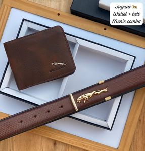 Jaguar Belt and Wallet Combo
