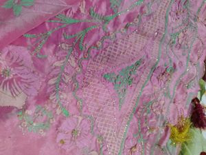 Beautiful Pink Embroidered Saree