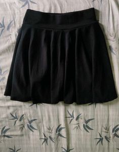 Black Flared Skirt