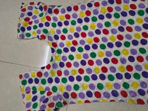 Polka Dot kurta, tailor stitched