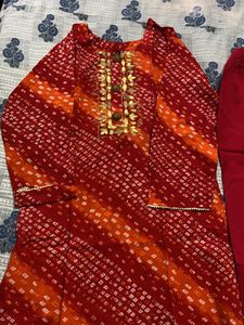 Kurta Plazo Set With Duppata