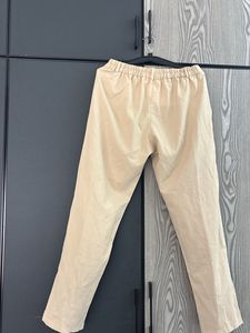 Classic Beige Wide Leg Trousers