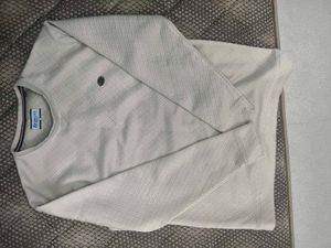 Men's Textured Crew Neck Sweater