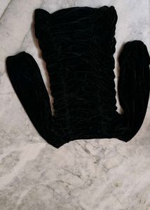 Black Velvet Party Dress