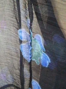 Floral Sheer Top or cape
