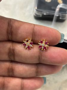 Beautiful Flower Stud Earrings