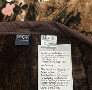 New -Monte Carlo Home Luxury Mink Blanket