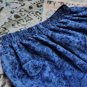 Stunning Blue Tiered Sharara Set