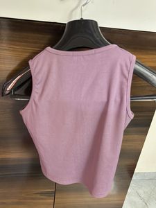 Basic Purple Sleeveless Top