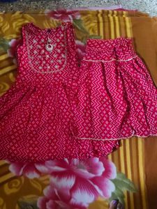 Beautiful Red Kurta Set