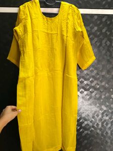 fresh women suit Vibrant Striped Embroidered Kurta