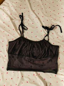 URBANIC Sheer Butterfly Camisole Top