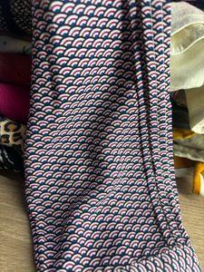 Chic Printed Button-Up Blouse
