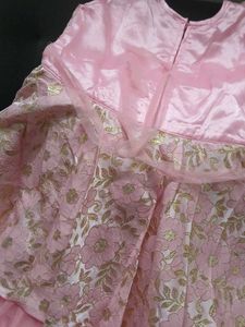 Pink barbie one piece long dress