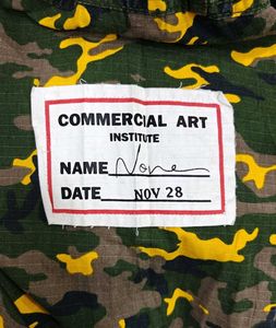 Bershka Yellow Camo jacket