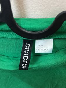 Green Colour Backless Fullsleves Top