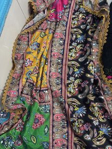 black chikankari kurta set