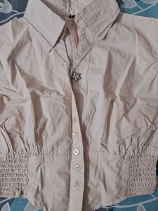 Beige corset shirt/top😍🌟