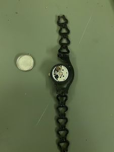 Women's Black Chain Watch