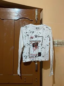 Graphic Print Long Sleeve T-Shirt