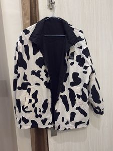 Reversible Cow Print Jacket 2in1 jaceket