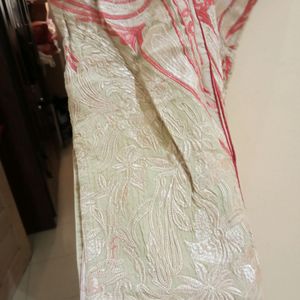 Heavy Embroidery Front Slit Kurta Set