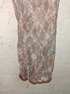 Summer See-through Lace Turtleneck Top Sheer